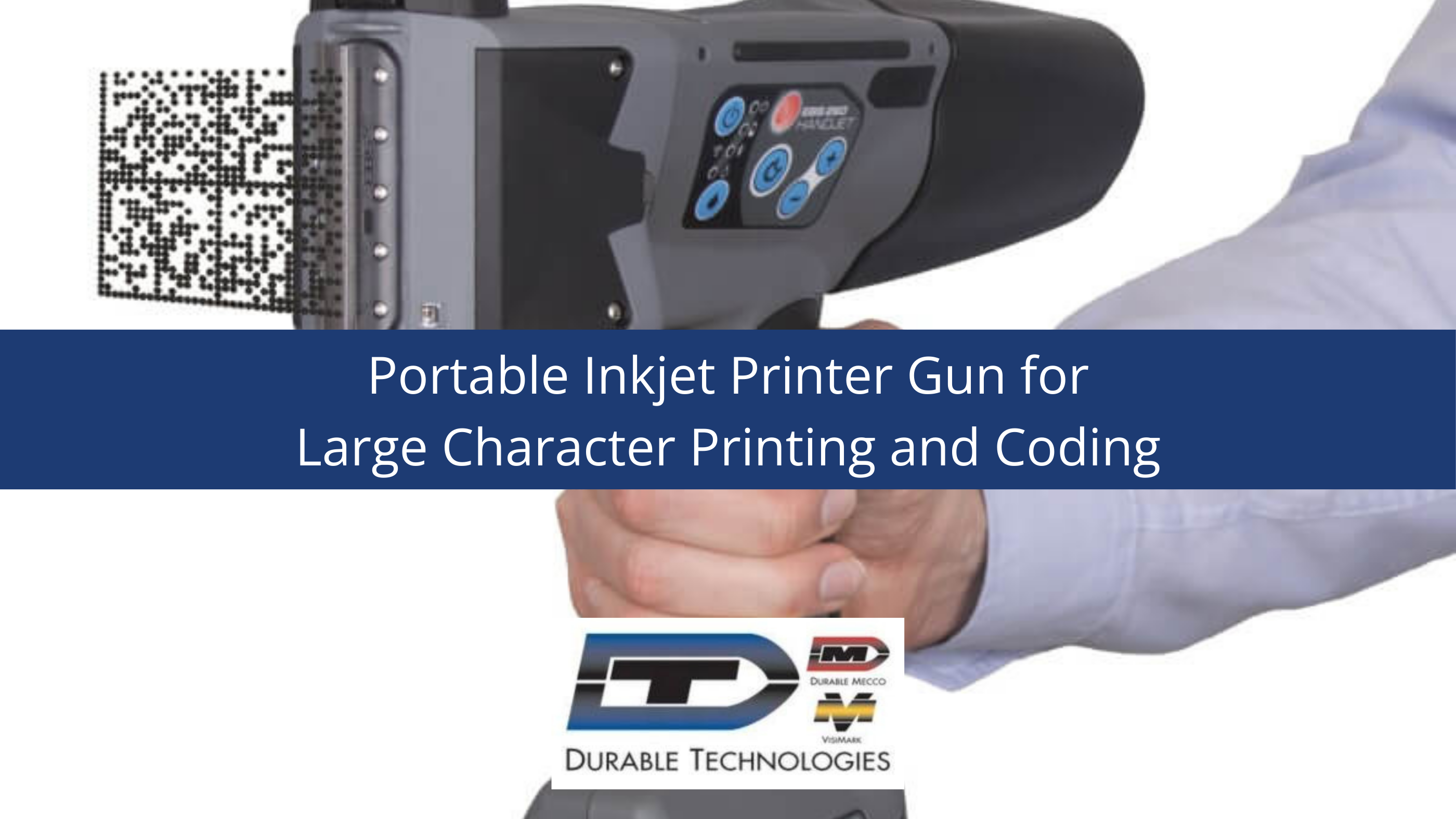 Portable Inkjet Printer Gun for Large Character Printing and Coding