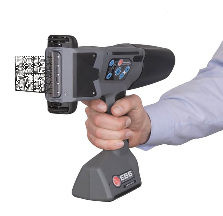 Portable Inkjet Printer Gun for Large Character Printing and Coding