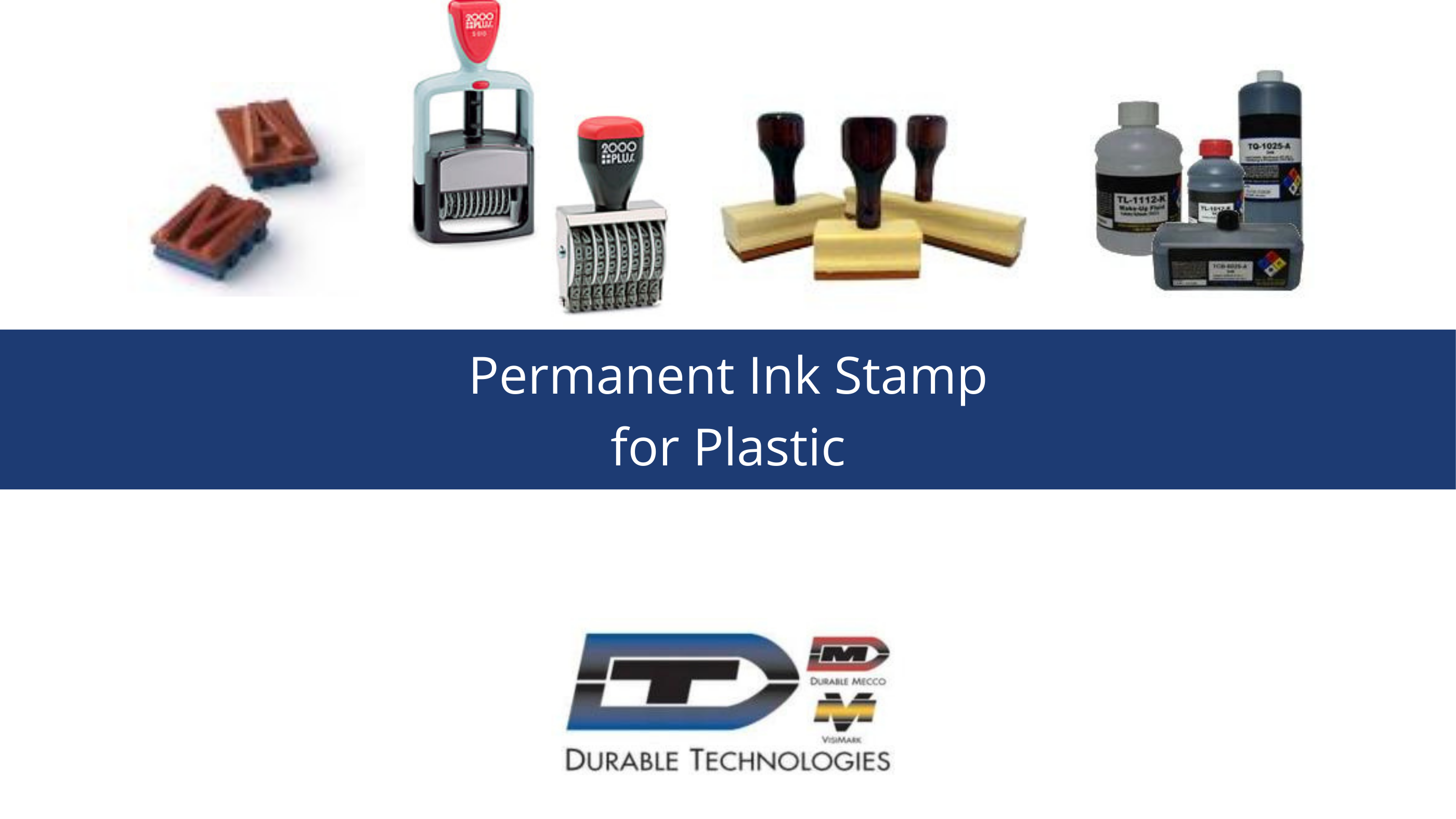 Permanent Ink Stamp for Plastic