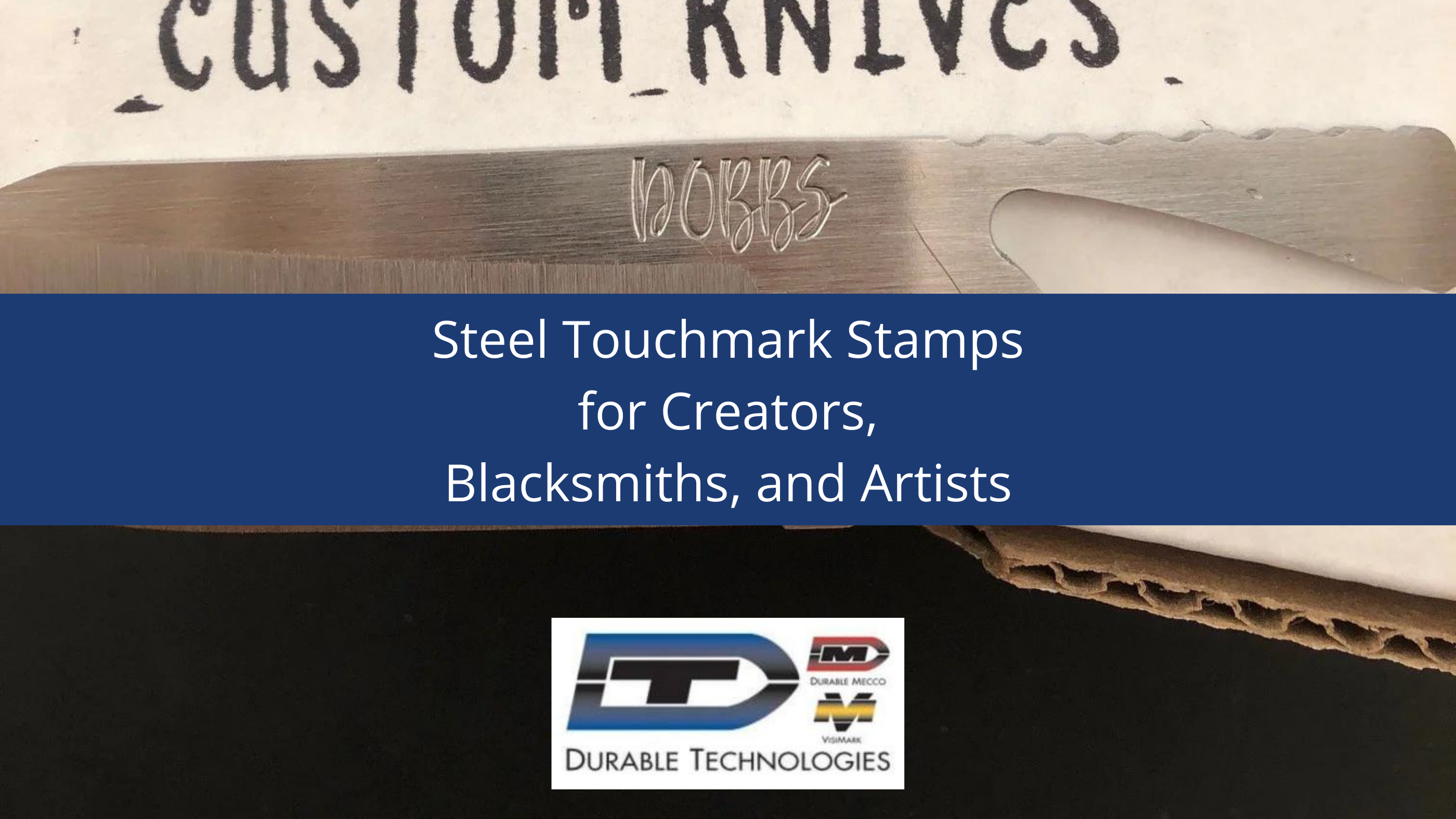 Steel Touchmark Stamps for Creators, Blacksmiths, and Artists