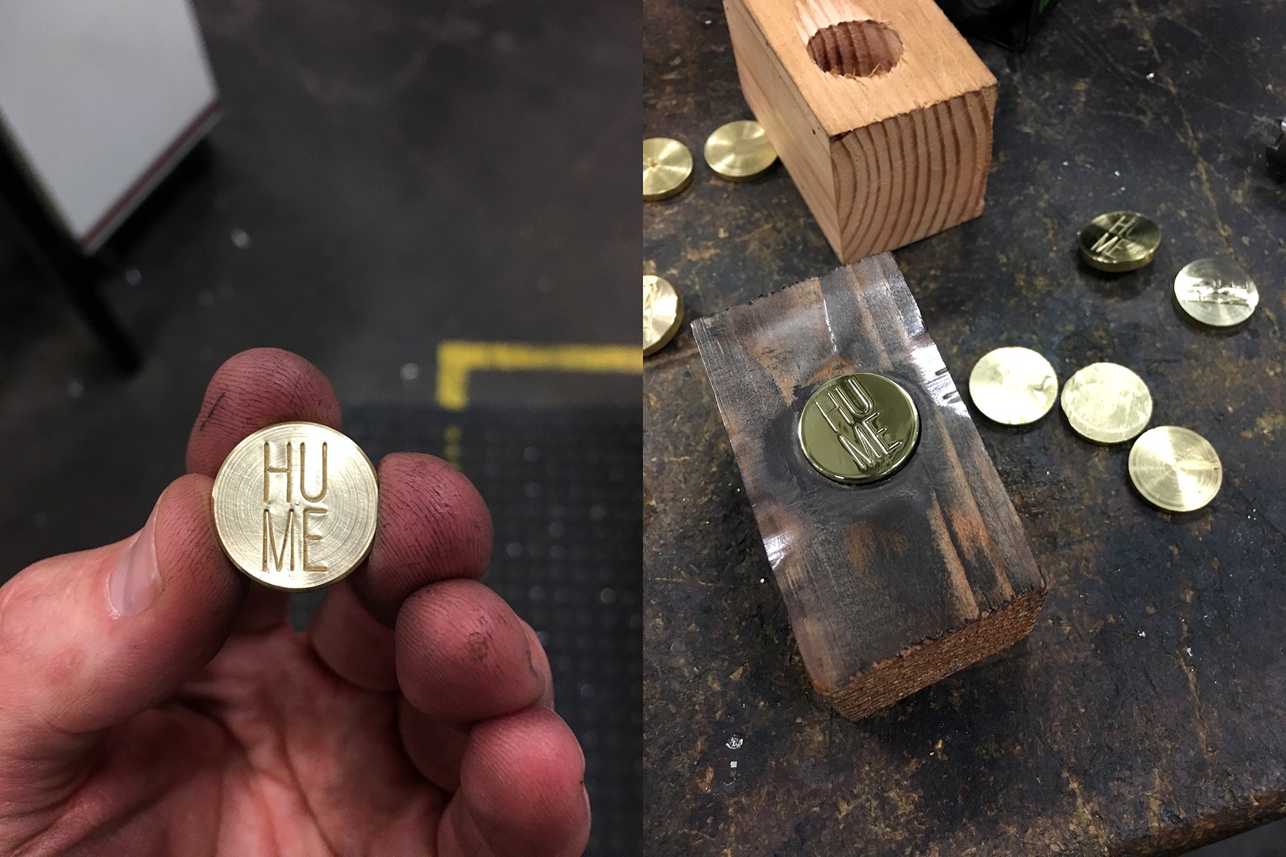 Custom Steel Hand Stamps for High-End Furniture